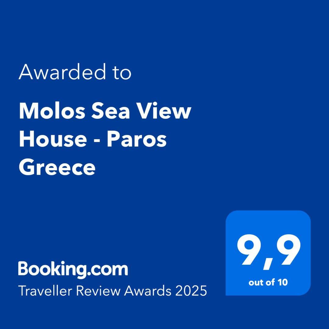 Molos Sea View House - Paros Greece Экстерьер фото